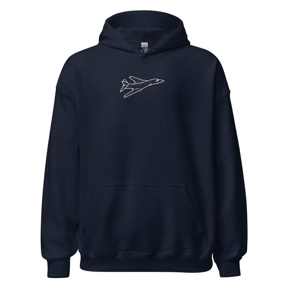B-1 BONE: USAF Supersonic Bomber Hoodie Sweatshirt 