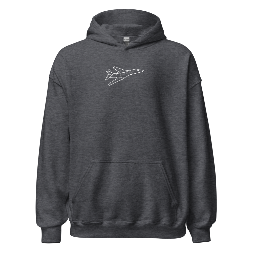 B-1 BONE: USAF Supersonic Bomber Hoodie Sweatshirt 