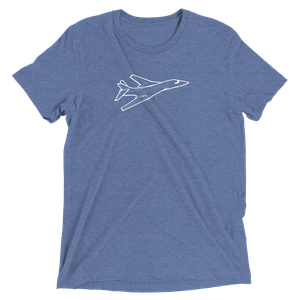 B-1 BONE: USAF Supersonic Bomber Tri-blend T-Shirt