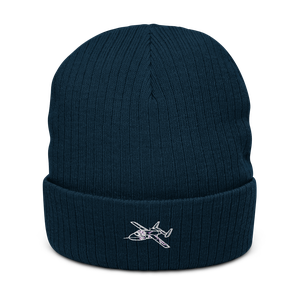 Fairchild T-46 NGT - USAF Training Jet Atlantis Recycled Cuffed Beanie