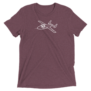 Fairchild T-46 NGT - USAF Training Jet Tri-blend T-Shirt