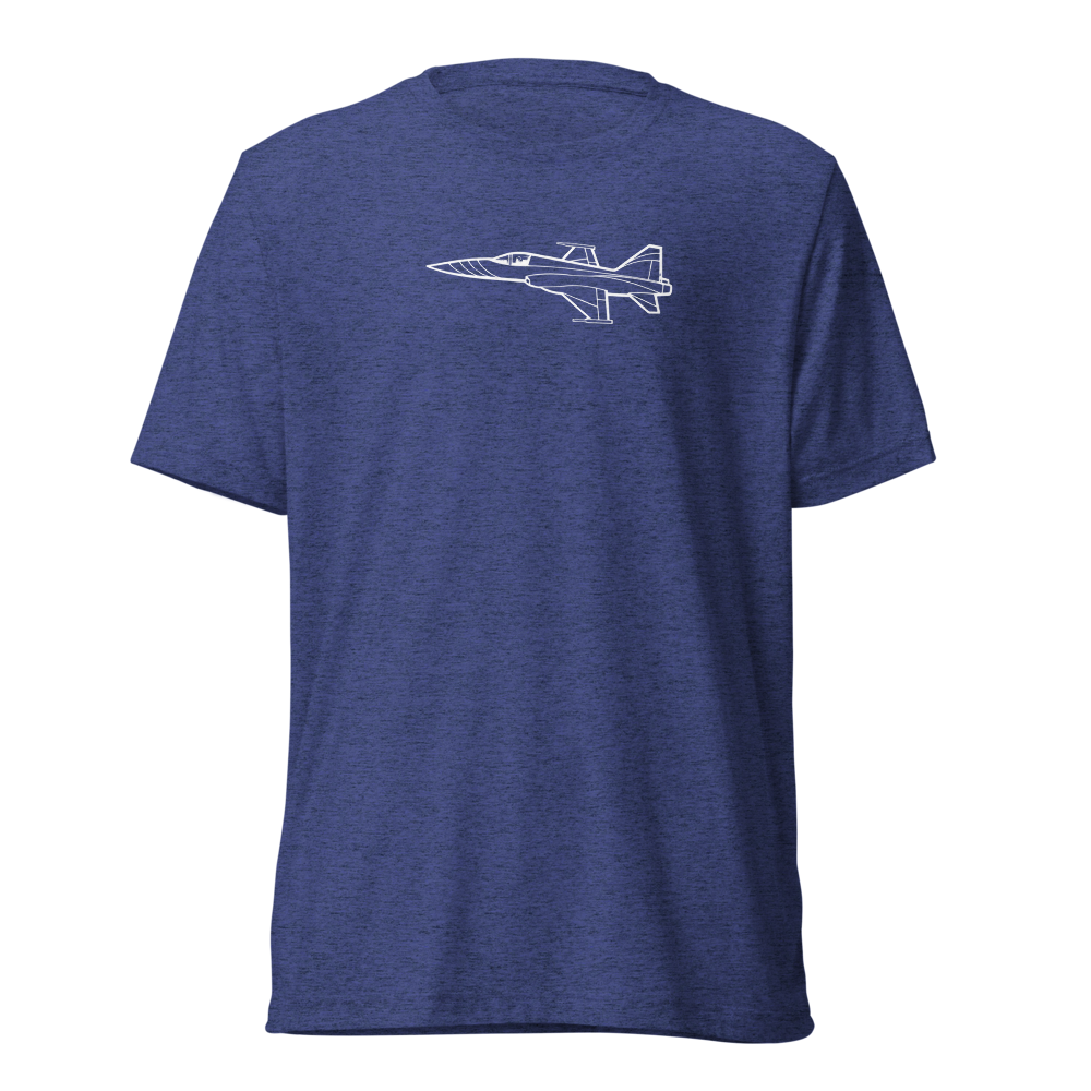 Air Force's Agile F-5 Tiger II 2 Tri-blend T-Shirt 