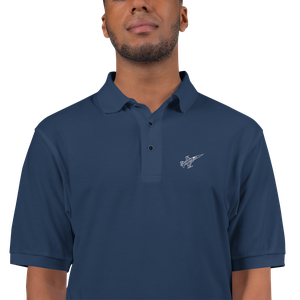 Air Force's F-5 Tiger Jet 3 Port Authority Embroidered Polo Shirt