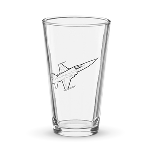 Air Force's F-5 Tiger Jet 3  Shaker Pint Glass
