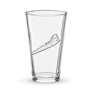 B-49 Flying Wing: The Futuristic Bomber  Shaker Pint Glass