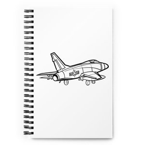 F-100 Super Sabre Air Force Jet 2 Notebook