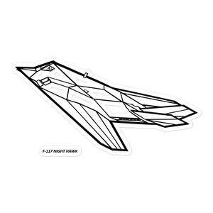 F-117 Nighthawk Stealth Fighter Sticker