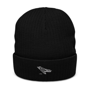 F-117 Nighthawk Stealth Fighter Atlantis Recycled Cuffed Beanie