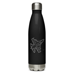 F-16 Air Force Jet 4 Water Bottle