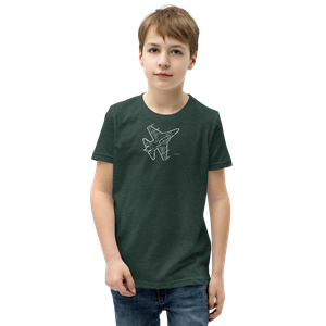 F-16 Air Force Jet 4 Youth T-Shirt