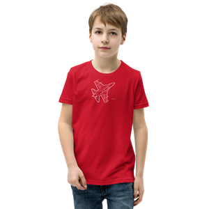 F-16 Air Force Jet 4 Youth T-Shirt