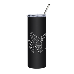 F-16 Air Force Jet 4  Stainless Steel Tumbler