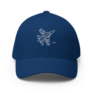 F-16 Air Force Jet 4 Flexfit Hat