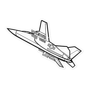 General Dynamics F-111 Aardvark 2 Sticker