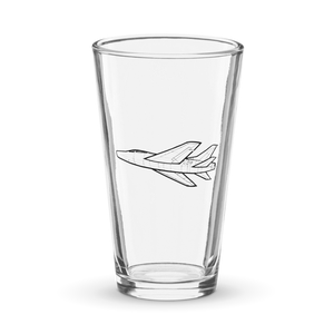 F-100 Super Sabre - USAF's First Supersonic Fighter  Shaker Pint Glass