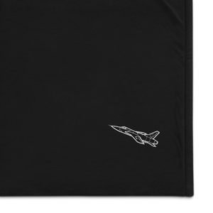 Republic F-105 Thunderchief 3 Port Authority Embroidered Premium Sherpa Blanket