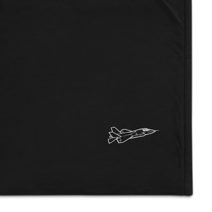 Lockheed Martin F-35 Lightning II Port Authority Embroidered Premium Sherpa Blanket