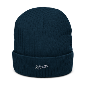 Lockheed Martin F-35 Lightning II Atlantis Recycled Cuffed Beanie