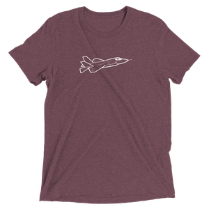 Lockheed Martin F-35 Lightning II Tri-blend T-Shirt