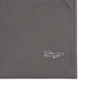 Boeing KC-46 Pegasus Refueler Port Authority Embroidered Premium Sherpa Blanket