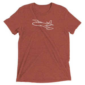 F-84 Thunderjet - Jet-Powered Pioneer Tri-blend T-Shirt