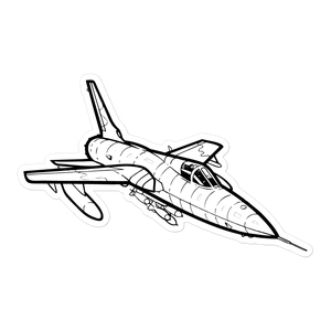 Republic F-105 Thunderchief 2 Sticker