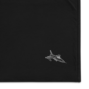 Republic F-105 Thunderchief 2 Port Authority Embroidered Premium Sherpa Blanket