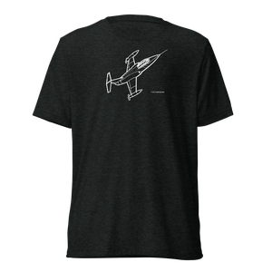 Lockheed F-104 Starfighter Tri-blend T-Shirt