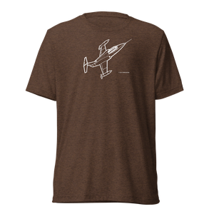 Lockheed F-104 Starfighter Tri-blend T-Shirt