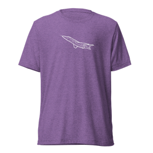 McDonnell F-101A Voodoo Supersonic Jet Tri-blend T-Shirt