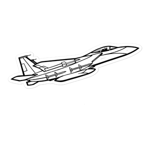 McDonnell Douglas F-15 Eagle 7 Sticker