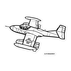 Cessna A-37 Dragonfly - Combat Proven Sticker