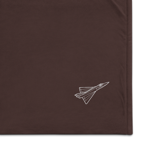 Convair F-106 Delta Dart Interceptor 2 Port Authority Embroidered Premium Sherpa Blanket