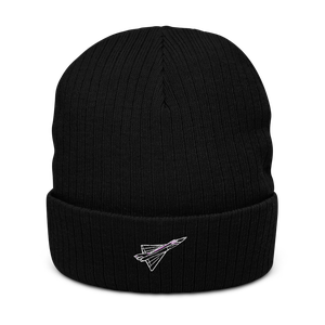 Convair F-106 Delta Dart Interceptor 2 Atlantis Recycled Cuffed Beanie