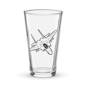 McDonnell Douglas F-15 Eagle 6  Shaker Pint Glass