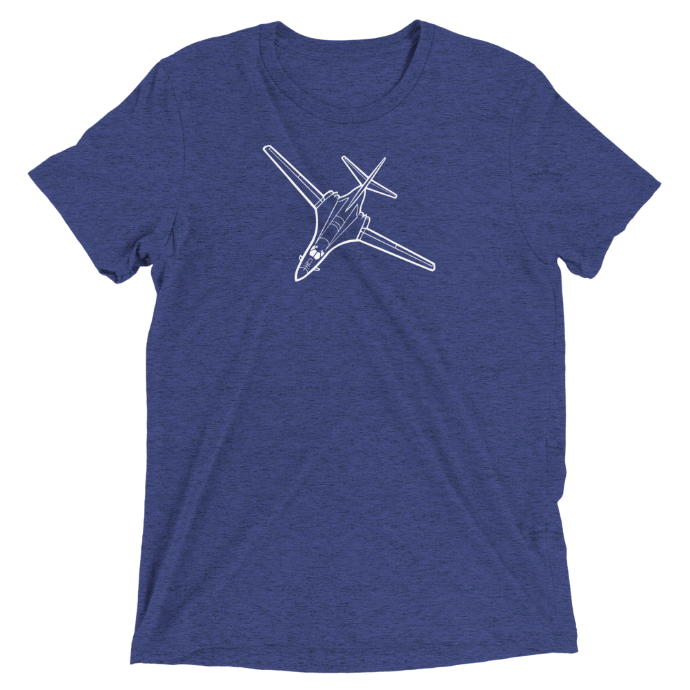 B-1 Lancer Supersonic Bomber 2 Tri-blend T-Shirt 