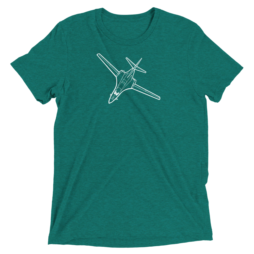 B-1 Lancer Supersonic Bomber 2 Tri-blend T-Shirt 