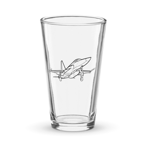 Northrop F-5 Tiger Supersonic Fighter  Shaker Pint Glass