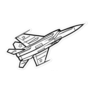 MiG-25 Foxbat Interceptor Sticker