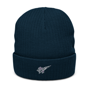 MiG-25 Foxbat Interceptor Atlantis Recycled Cuffed Beanie