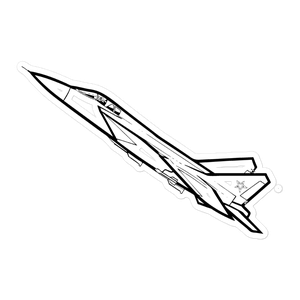 MiG-31 Foxhound Interceptor Sticker