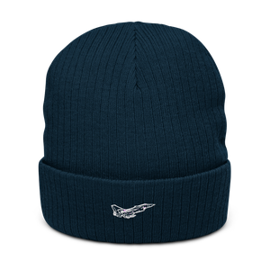 J-10 Vigorous Dragon Fighter Atlantis Recycled Cuffed Beanie