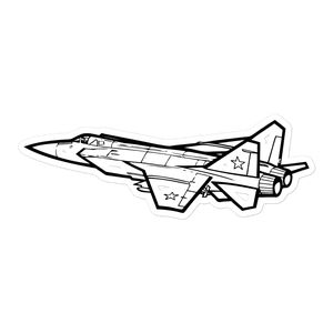 MiG-25 Foxbat Interceptor 2 Sticker