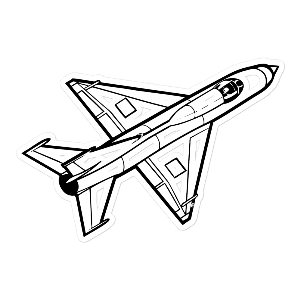 MiG-21 Fishbed Supersonic Jet 2 Sticker - various air forces worldwide ...