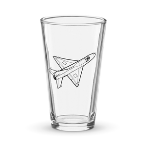 MiG-21 Fishbed Supersonic Jet 2  Shaker Pint Glass