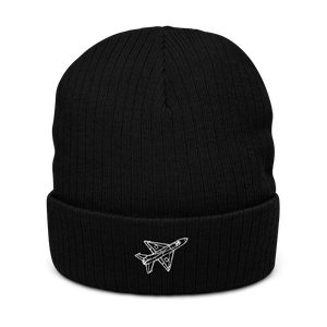 MiG-21 Fishbed Supersonic Jet 2 Atlantis Recycled Cuffed Beanie