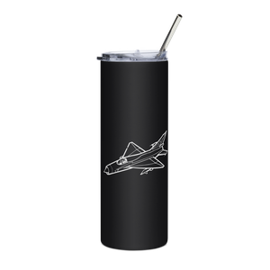 MiG-21 Fishbed Supersonic Jet  Stainless Steel Tumbler