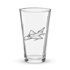 MiG-21 Fishbed Supersonic Jet  Shaker Pint Glass
