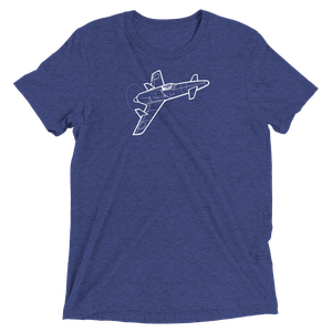 Kyushu J7W Shinden - WWII Innovator Tri-blend T-Shirt