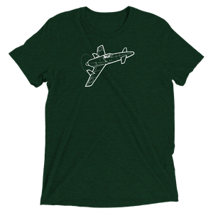 Kyushu J7W Shinden - WWII Innovator Tri-blend T-Shirt